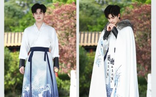 冬季迪士尼穿搭汉服男，冬季迪士尼穿搭汉服男图片