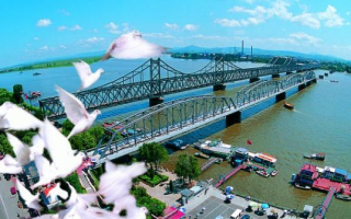 界河鸭绿江游玩攻略，鸭绿江界河公路大桥